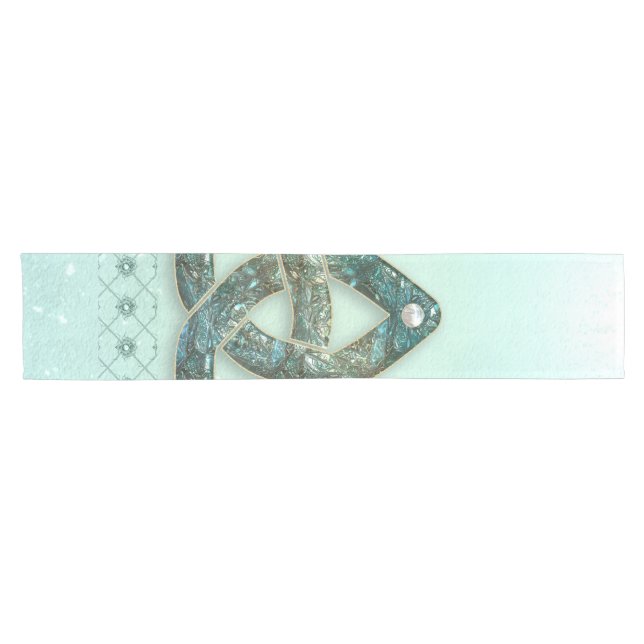 Elegant celtic knot short table runner (Horizontal)