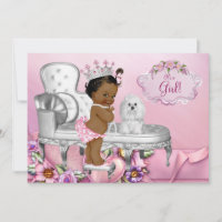 Elegant Chair Ethnic Princess Baby Shower