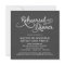 Elegant Chalkboard Rehearsal Dinner Invitations