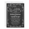 Elegant Chalkboard Wedding Invitation