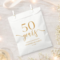 Elegant Champagne 50th Wedding Anniversary