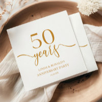 Elegant Champagne 50th Wedding Anniversary