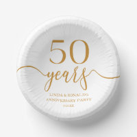 Elegant Champagne 50th Wedding Anniversary
