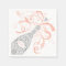 Elegant Champagne Bottle Paper Napkin 2