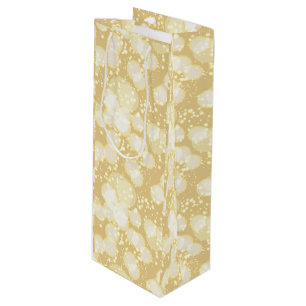 Elegant Champagne Bubbles Gift Box Wine Gift Bag