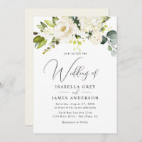 Elegant Champagne Floral Foliage Wedding