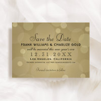 Elegant Champagne Gold and Black Wedding