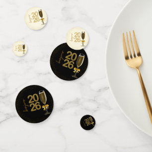 Elegant Champagne New Year Eve Confetti
