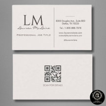 Elegant Champagne Taupe Monogram Signature