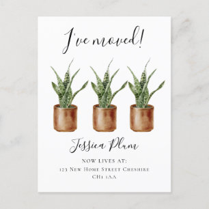 Elegant Change of Address I've Moved Announcement Postcard