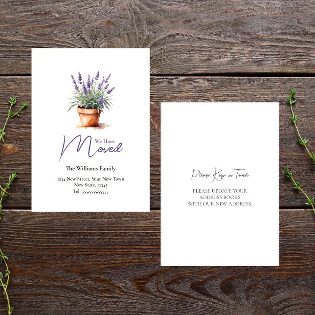 Elegant Change of address | Moving Announcement  (Creator Uploaded)