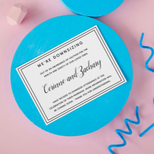 Elegant Change of Plans Postcard