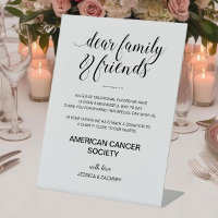 Elegant Charity Donation In Lieu Of Favours Weddin