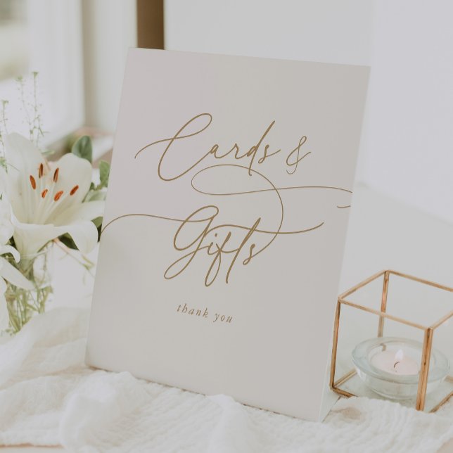 Elegant Charm Ivory Wedding Cards and Gifts Sign (Elegant Charm Ivory Wedding Cards and Gifts Sign)