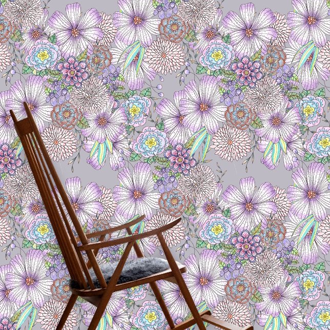 Elegant Charming Purple Lavender Garden Flowers  Wallpaper (Creator Uploaded)