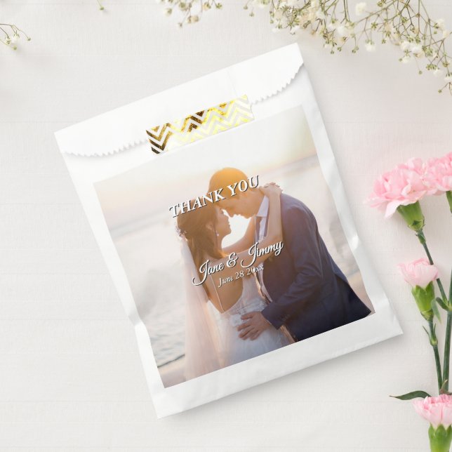 Elegant Charming Romantic Wedding Invitation  Favour Bag (Sealed)