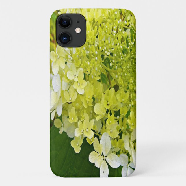 Elegant Chartreuse Green Limelight Hydrangea Case-Mate iPhone Case (Back)