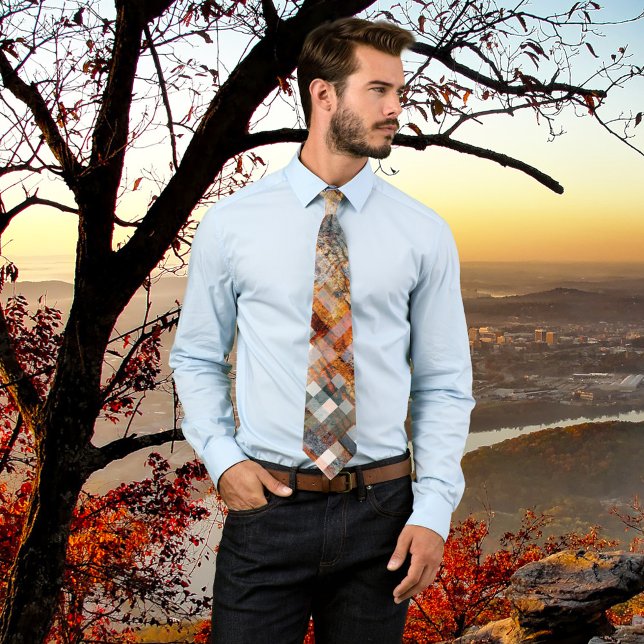 Elegant Chequered Stone Texture Tie (Creator Uploaded)