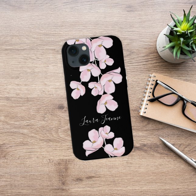 Elegant Cherry Blossom Floral Modern Chic Case-Mate iPhone Case (Creator Uploaded)