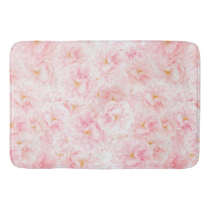 Elegant Cherry Blossom Pattern Design Bath Mat