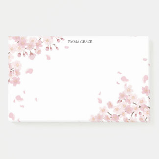 Elegant Cherry Blossom Personalised Post-It® Notes