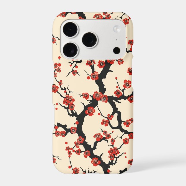 Elegant Cherry Blossom Seamless Pattern (Back)