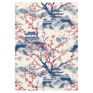 Elegant Cherry Blossom Seamless Pattern (15) Tablecloth
