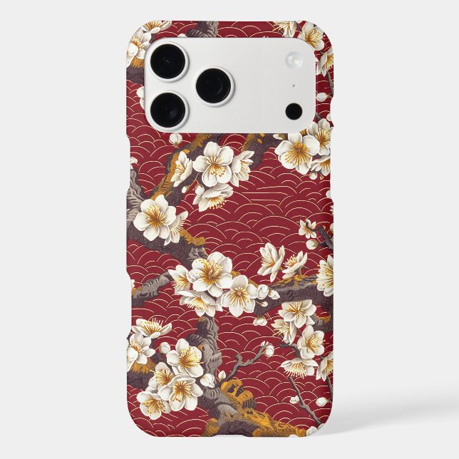 Elegant Cherry Blossom Seamless Pattern (17) (Back)