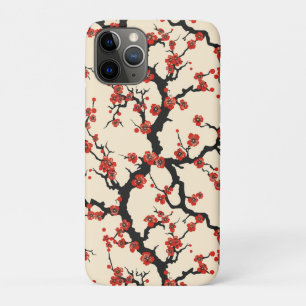 Elegant Cherry Blossom Seamless Pattern (1) iPhone 11 Pro Case
