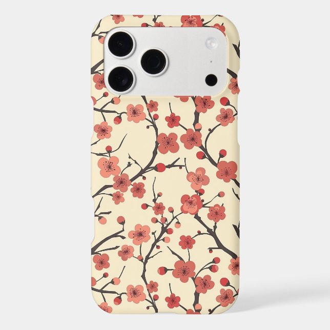 Elegant Cherry Blossom Seamless Pattern (4) (Back)