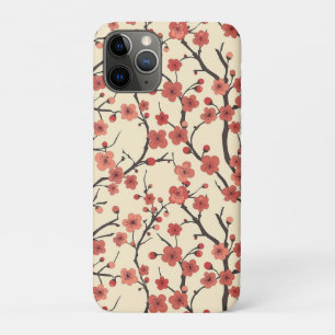 Elegant Cherry Blossom Seamless Pattern (4) iPhone 11 Pro Case