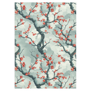 Elegant Cherry Blossom Seamless Pattern (7) Tablecloth