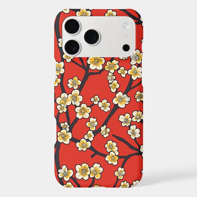 Elegant Cherry Blossom Seamless Pattern (9) (Back)