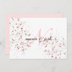 Elegant Cherry Blossom, Wedding Invitation