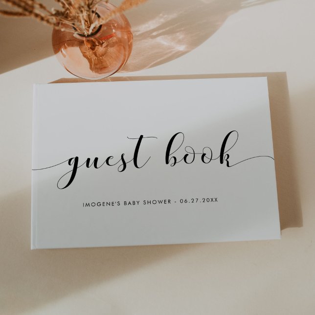 Elegant chic Baby shower Guest Book (Creator Uploaded)