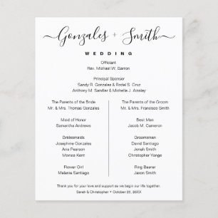 Elegant Chic Black White Simple bridal party 