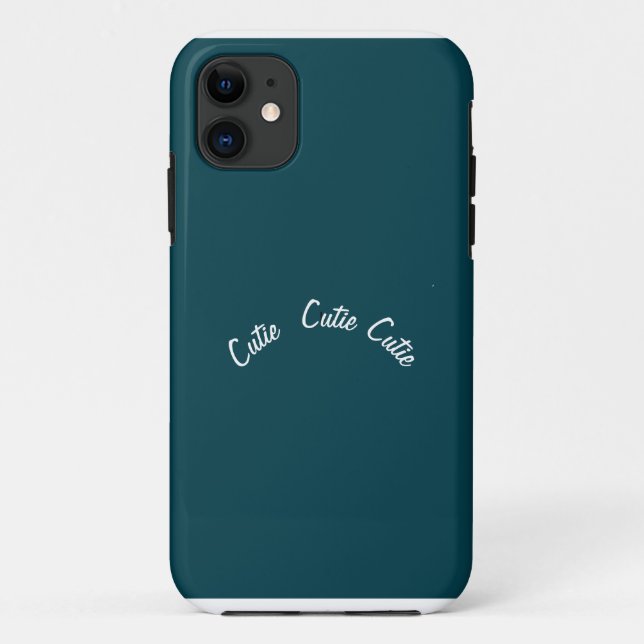   Elegant Chic  Blue Teal Case-Mate iPhone Case (Back)