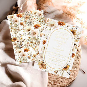 Elegant & Chic Boho Fall Wildflower Wedding