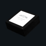 Elegant & Chic botanical crest monogram wedding Gift Box<br><div class="desc">Keep your drinks cool in style with our Elegant & Chic Botanical Crest Monogram Wedding gifts box,  Perfect for a sophisticated celebration,  this gifts box features a beautifully designed botanical crest adorned with your custom monogram,  adding a personal touch to your wedding day.</div>