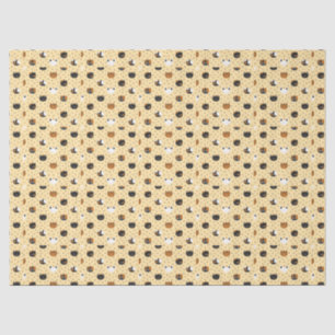 Elegant Chic Cat Patterns Tissue Paper