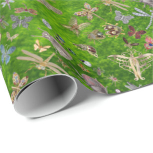 Elegant Chic Chiny Glossy Wrapping Paper