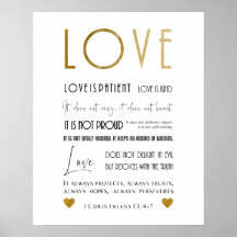 Elegant Chic Christian Love Bible Verse Typography