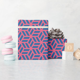 Elegant Chic Contemporary Initial Girlfriend Birth Wrapping Paper