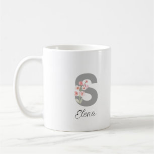 Elegant Chic Custom Name Coffee Mug