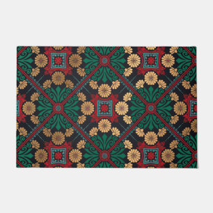Elegant chic Decorative tile pattern Doormat
