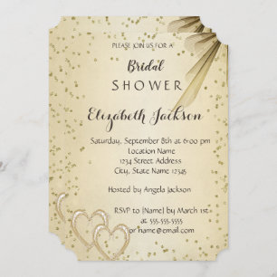 Elegant Chic Diamonds  Bridal Shower Invitation