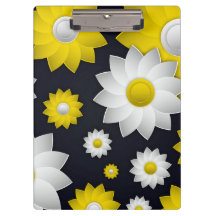 Elegant chic floral Cherry Blossom sunflower