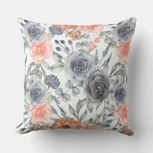 Elegant chic floral cushion