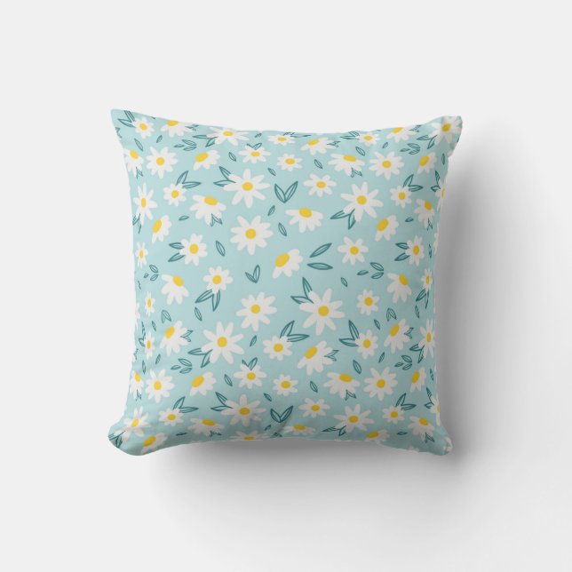 Elegant chic floral cushion (Front)