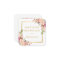 Elegant Chic Gold Frame Girly Pink Floral Personal